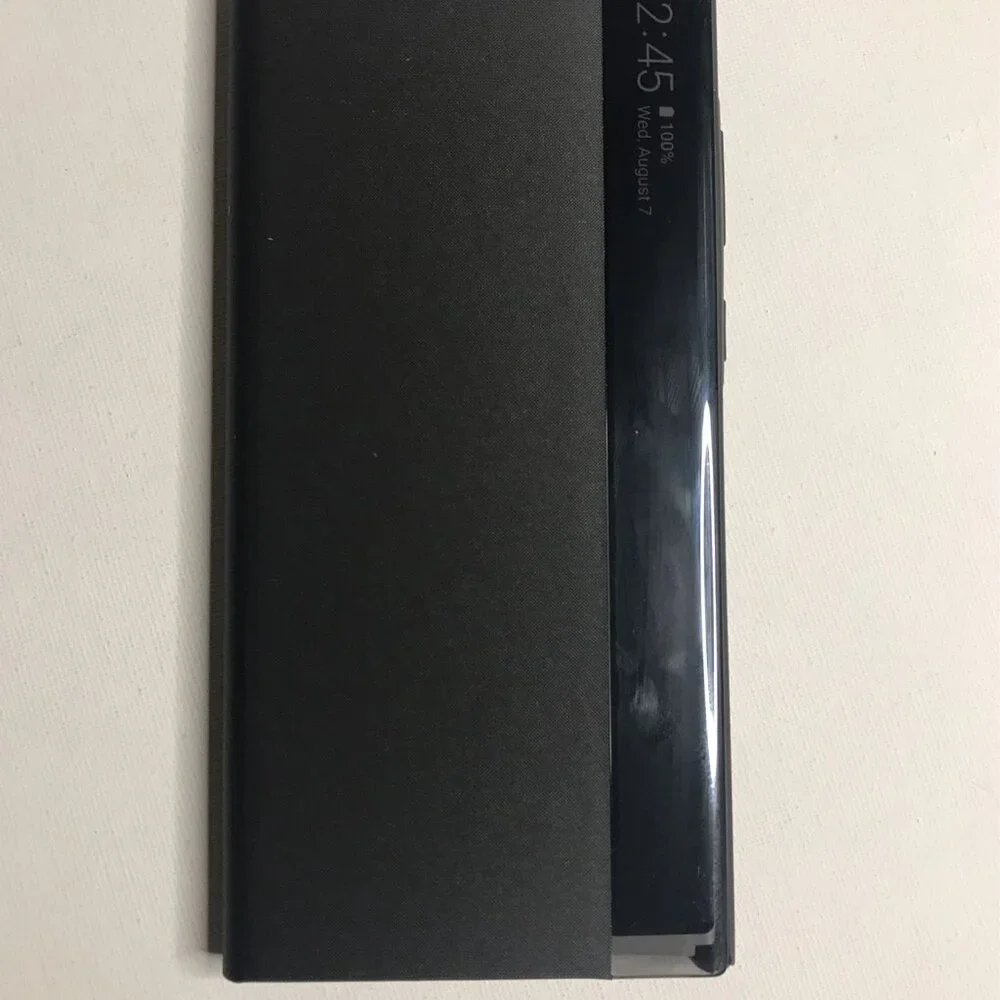 GENUINE Samsung S-View Flip Cover for Galaxy Note20 5G Black - Picture 2 of 8